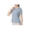 Under Armour Comfortable Casual Versatile Solid Color Short Sleeve T-Shirt Women Tops 1379043-465/XYY202505190/25380