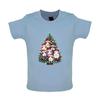 Guinea Pig Christmas Tree - Kids T-Shirt Tees Top - Guineas Pigs Christmas Cute