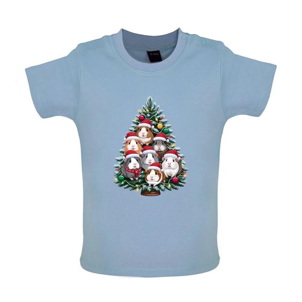 Guinea Pig Christmas Tree - Baby / Romper - Guinea Pigs Christmas Cute 150