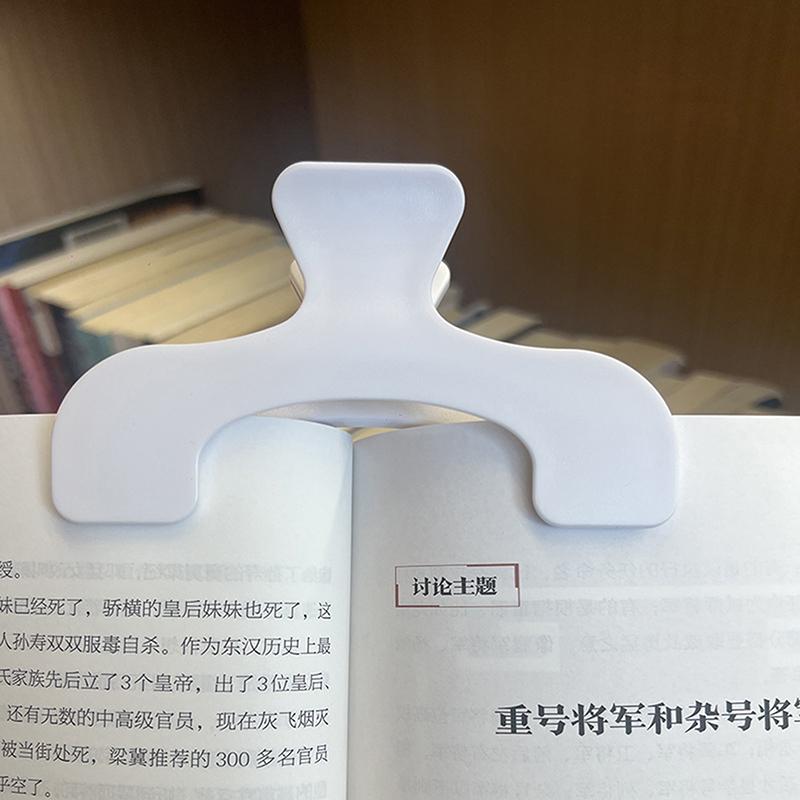 Simple Fixed Book Clips Frosted Transparent Page Holder For Reading Tool Memo Clip Kawaii Desk Accessories Practical Note Holder