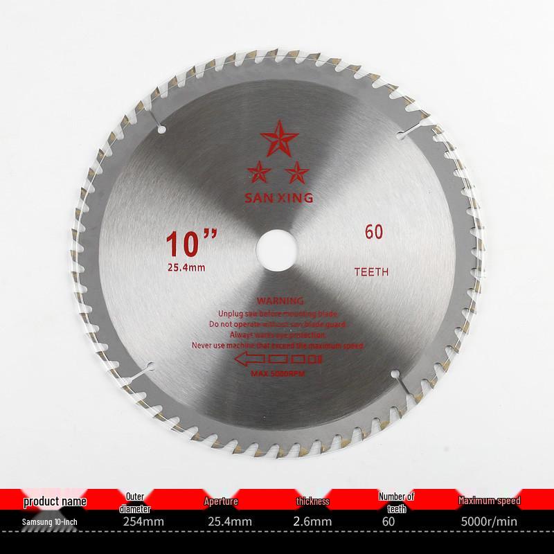 10" Woodworking Saw Blade - 255MM/300MM Cutting, 14" Steel & Alloy Wood Saw Blade