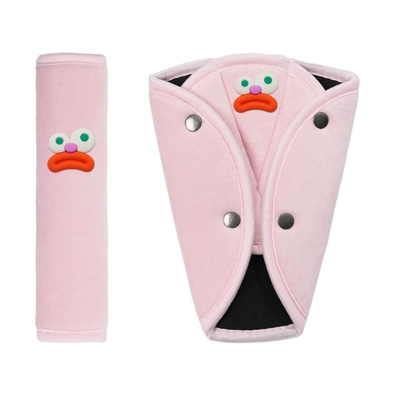 Car Seat Belt Shoulder Cover Children's Plush Comfort Car Shoulder Pad Car Anti-strangle Seat Belt Cover