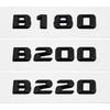 3D ABS Car Rear Trunk Letter Sticker for Mercedes Benz B Class B35 B45 B63 B180 B200 B220 B250 B260 B300 Decal Accessories YN1