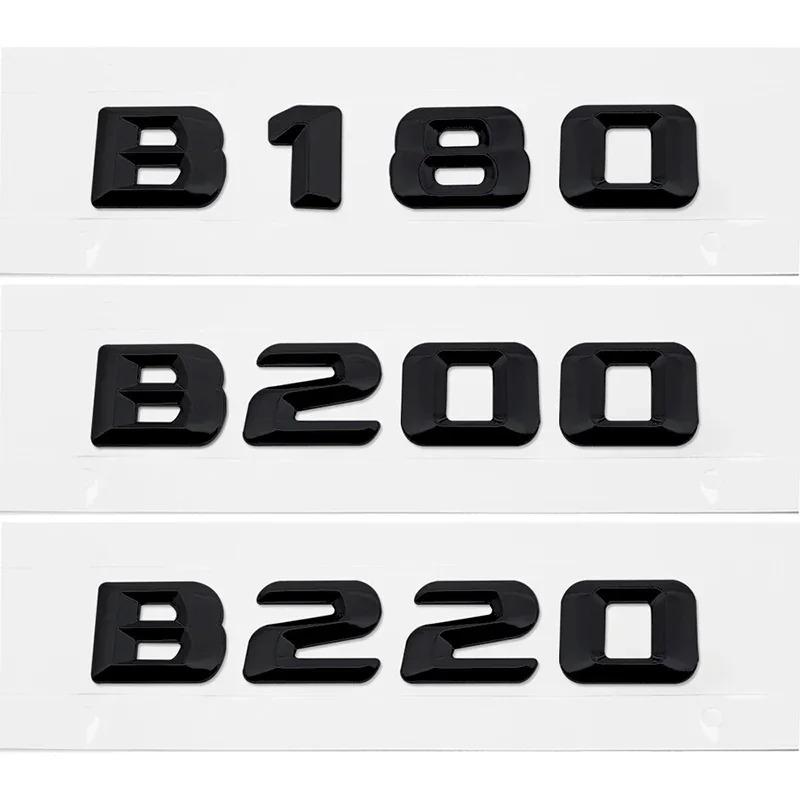 3D ABS Car Rear Trunk Letter Sticker for Mercedes Benz B Class B35 B45 B63 B180 B200 B220 B250 B260 B300 Decal Accessories YN1