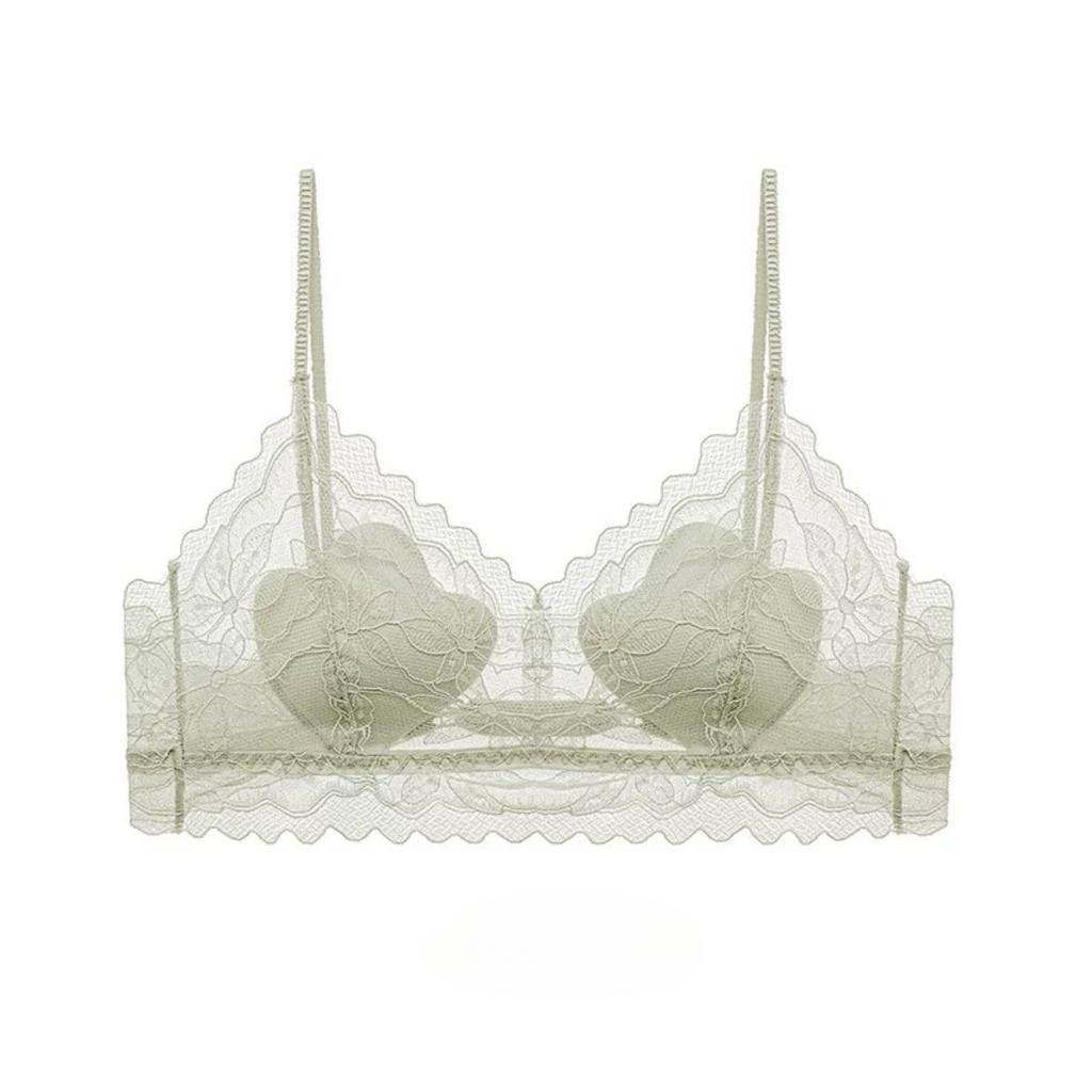 French Lace Women's Bra Summer Thin Style Small Bust Push-Up Non-Gaping Comfortable Breathable Underwear