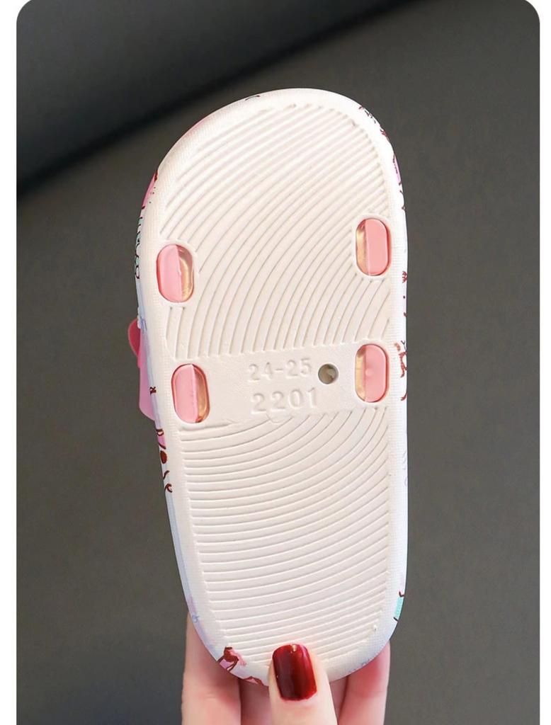 Kuromi My Melody Hausschuhe Sandalen Kinder Babyschuhe Hausschuhe Hausschuhe Indoor Toilette Amphibisch Leise Mädchen Jungen Charakter Niedlich Stilvoll Mein Rutschfest