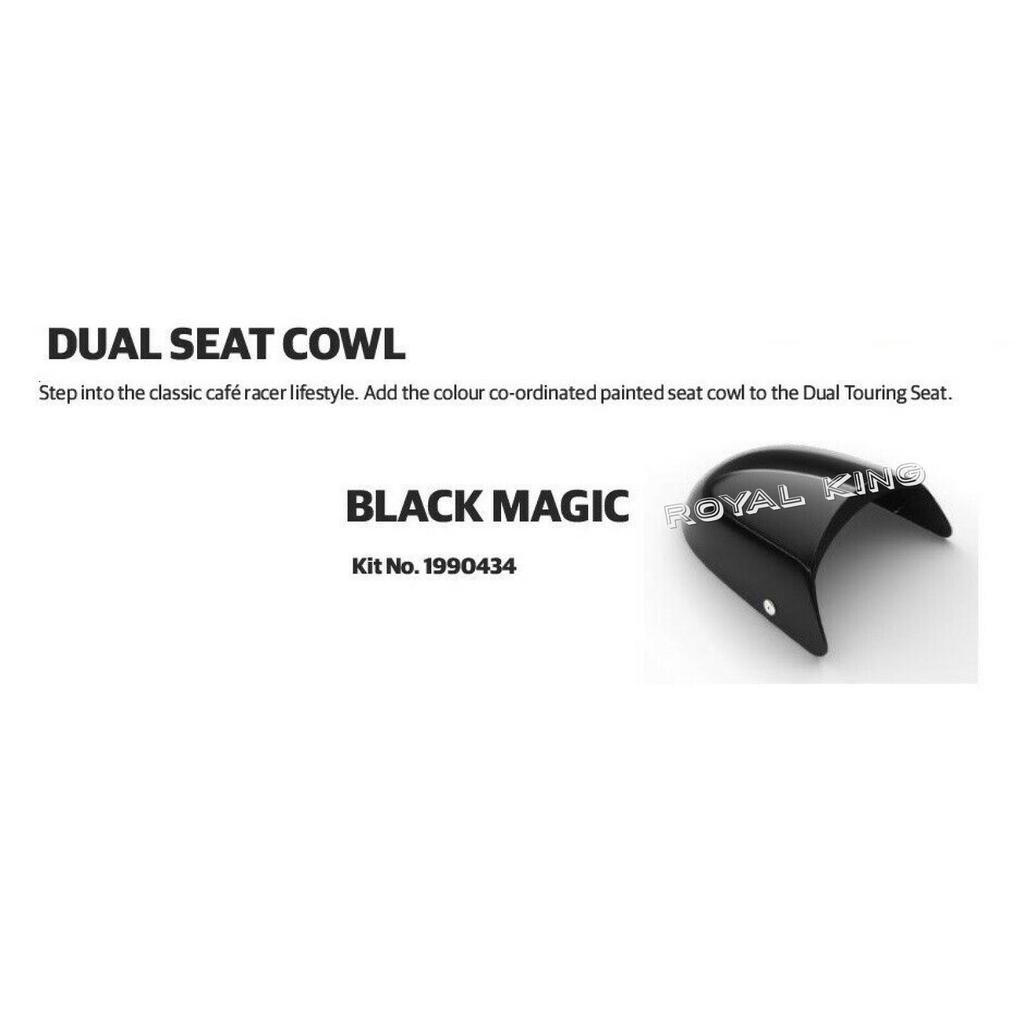 Royal Enfield "DUAL SEAT COWL BLACK MAGIC" For Continental GT 650
