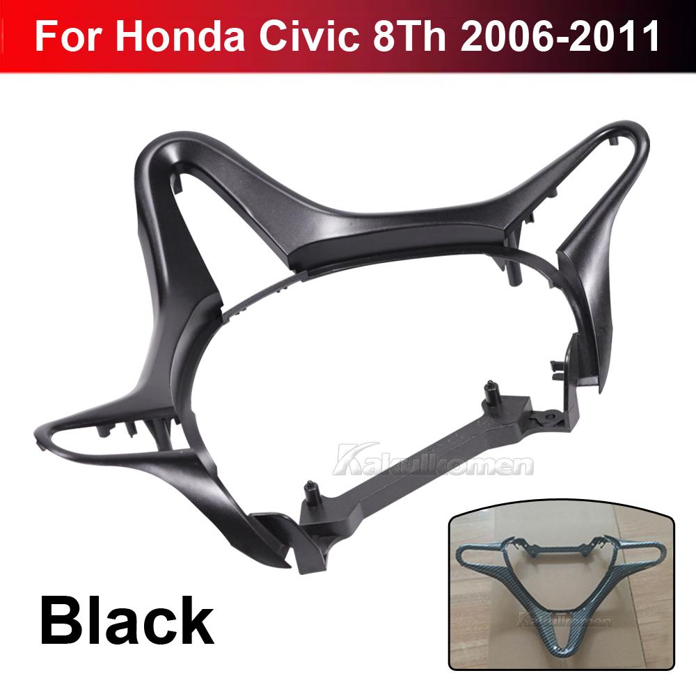 For Honda Civic 8Th 2006-2011 Car Steering Wheel Silver Decorative Strip Interior Decorative Trim 78540-SVA-TXW 78540-SVA-A01