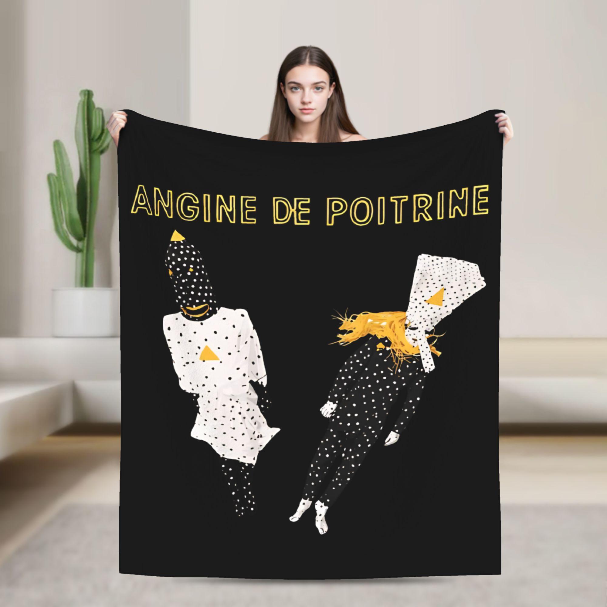 Happy Adults Toys Unisex Angine De Poitrine Metal Music Blanket Flannel Lightweight Thin Throw Blankets For Bedroom Sofa Bed Rug