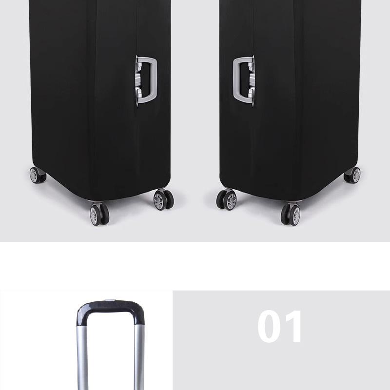 Solid Color Removable Luggage Protector with Logo Option and Buckles