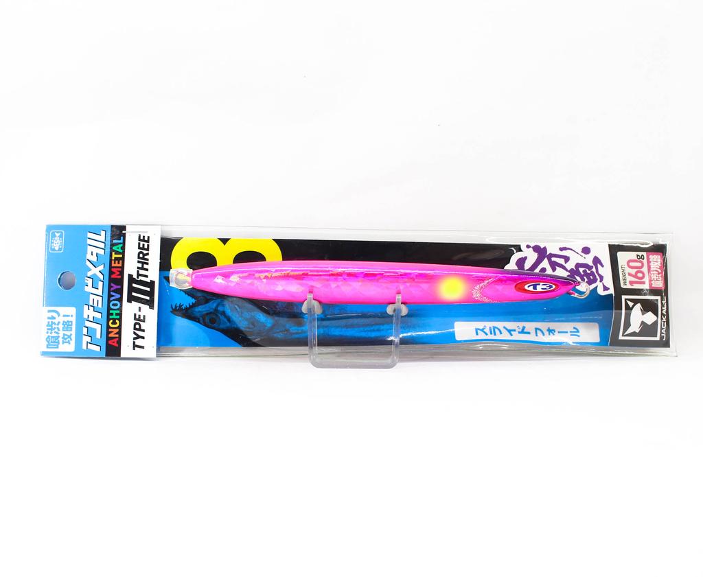 Jackall Metal Jig Anchovy Type 3 Flutter 160 grams Saber Pink (0026)