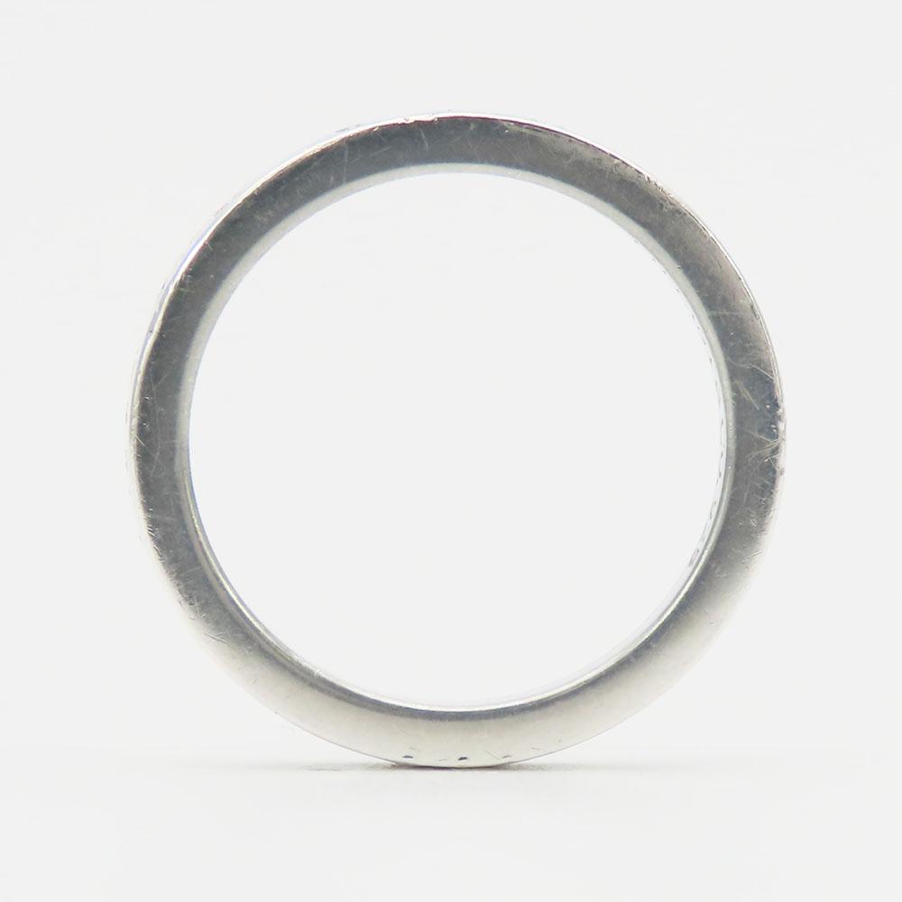 Used TIFFANY&Co. Ring Notes narrowing New York EU#51 Silver925 3g Silver Accessories