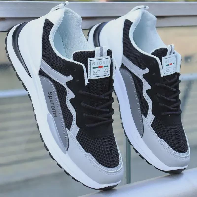 Pantofi ușori din plasă respirabilă pentru bărbați, talpă moale, pantofi casual și alergare