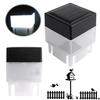 Solar Post Light Modern Fence Deck Lamp Auto On/Off Outdoor Pillar Light Mailbox Lantern for Landscape Lighting