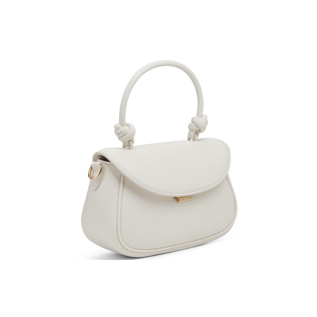 Charles & Keith Small CK Soft Cream Color Knot PU Candy Bag Handheld Crossbody Bag Women bags Sea-Salt-Blue Bubblegum-Pink CK2-50782623