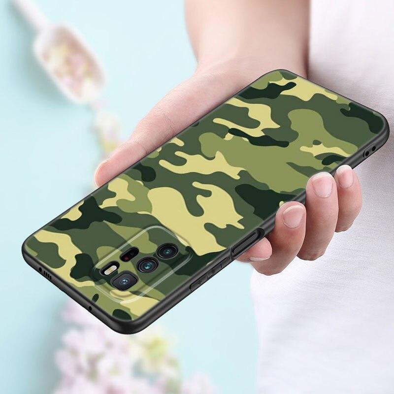 Camouflage Pattern Camo Military Army Phone Case For Xiaomi Redmi Note 11 10 9 8 Pro 11T 5G 10T 10S 9S 9T 9i 9C 9A 8T Cover