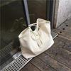 Woven Bag Women's New Trendy Tote Bag Versatile Student Class Bag Large-capacity Shopping Canvas Bag