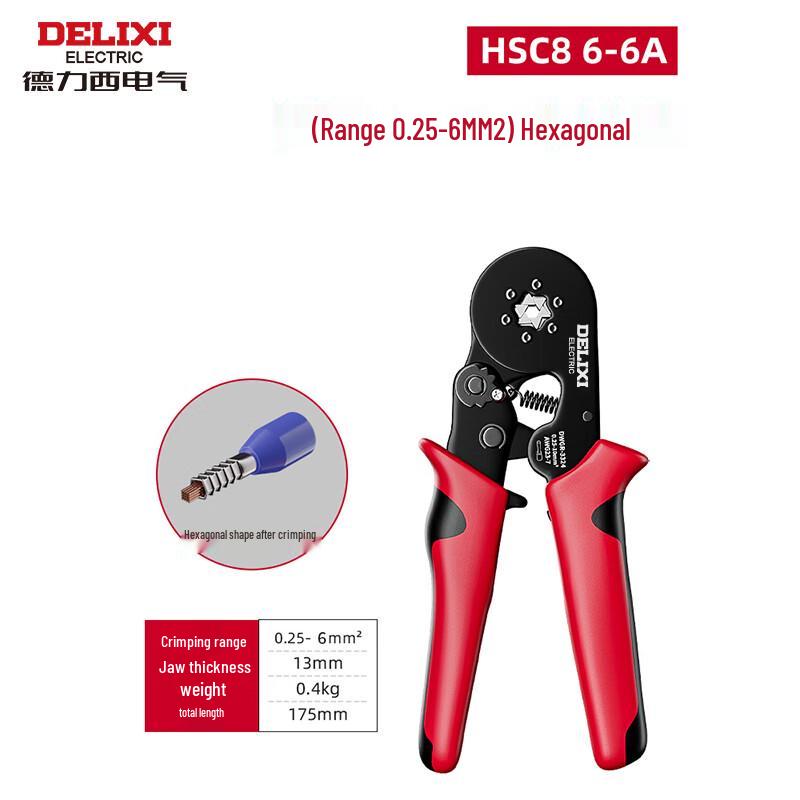 Delixi Terminal Crimping Plier