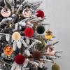 Festive Christmas Tree Ornaments: Colored Balls and Charms for a Magical Holiday Scene