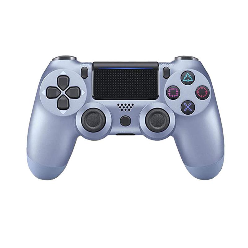 Wireless Bluetooth Controller for PS4, Dual Motors Dual Vibration Gamepad Compatible with PS4