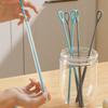 Straw Cleaner Brush Extra Long Silicone for Stanley Cups Reusable Straws Deep Cleaning Reusable Straw Cleaner Bottle Brush E6T7