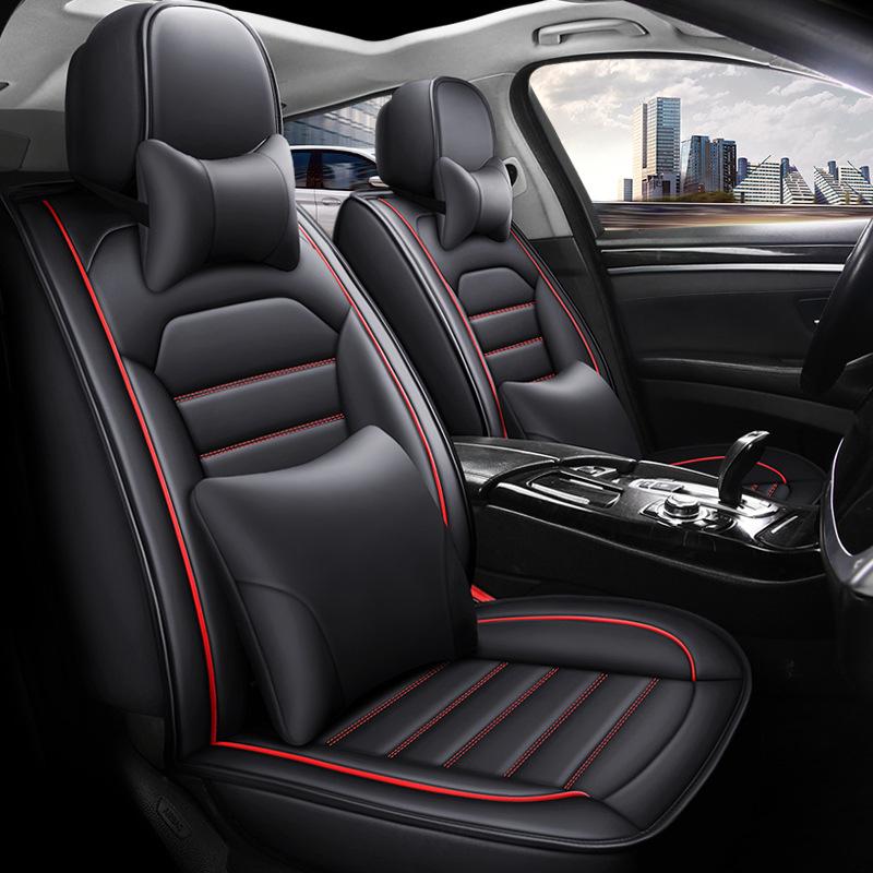 Full Surround Leather Car Seat Cover - Breathable, All-Season Comfort