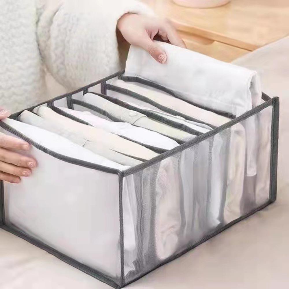 3PCS Washable Home Organization Drawer Divider Foldable Underwear Scarf Storage Pouch  Home & Living