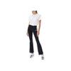adidas Originals Logo Striped Elastic Casual Pants Women Bottoms Black HM2139