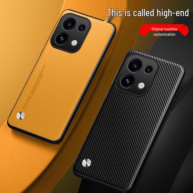 Reno16/16Pro Solid Color Business Leather Phone Case - Anti-Drop Protection