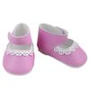 Pu Leather Doll Shoes 8cm Size Mini Gossip Shoes Baby Shoes Reborn Doll Shoes  Girl Dolls