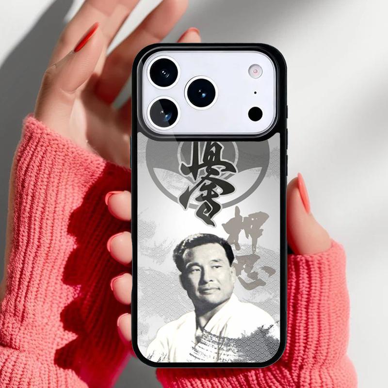 Cool Oyama Kyokushin Karate Phone Case for iPhone 17 16 15 14 13 Pro Max Back Cover for 12 11 Pro Coque