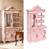 1/12 Dollhouse Miniature Cabinet Model Micro Scene Elegant Collection Decoration for DIY Living Room