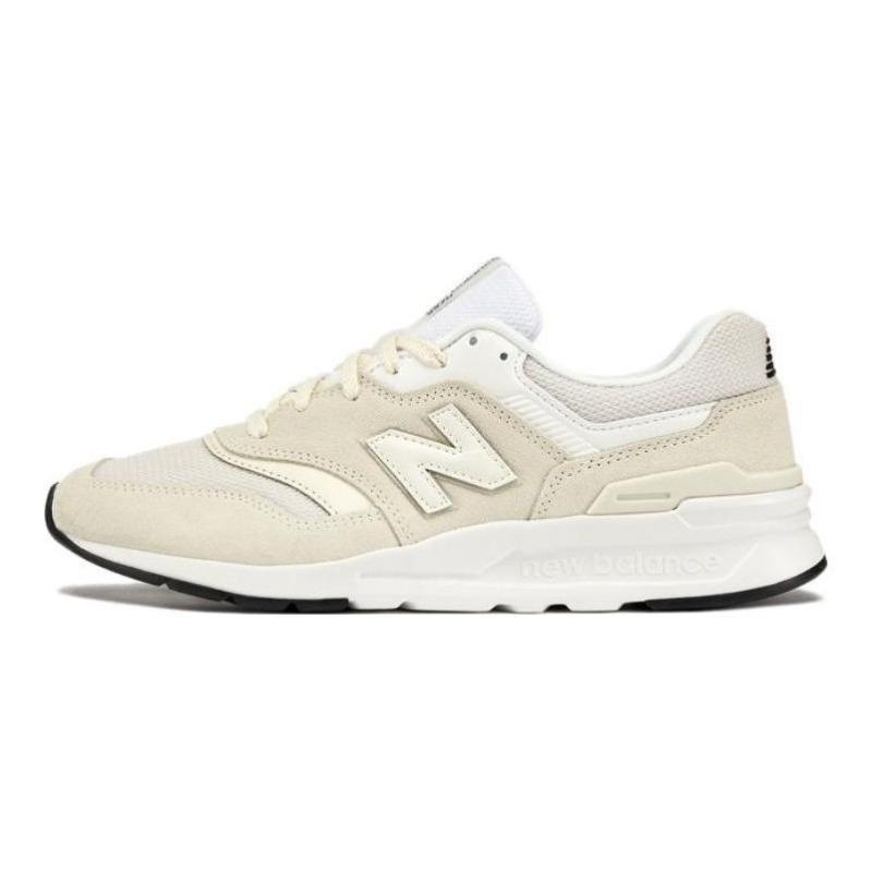 New Balance 997H Women Simple Versatile Synthetic Leather Fabric Mid Top Casual Running Shoes Beige CW997HTJ 36