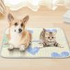 Washable Cooling Dog Mat Breathable Pet Nest Mat Cold Bed Pad Cat Sleeping Cushion  Sofa Cushion