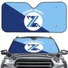 Custom Printed Car Sunshade for Sedans - Thin Front Windshield Cover