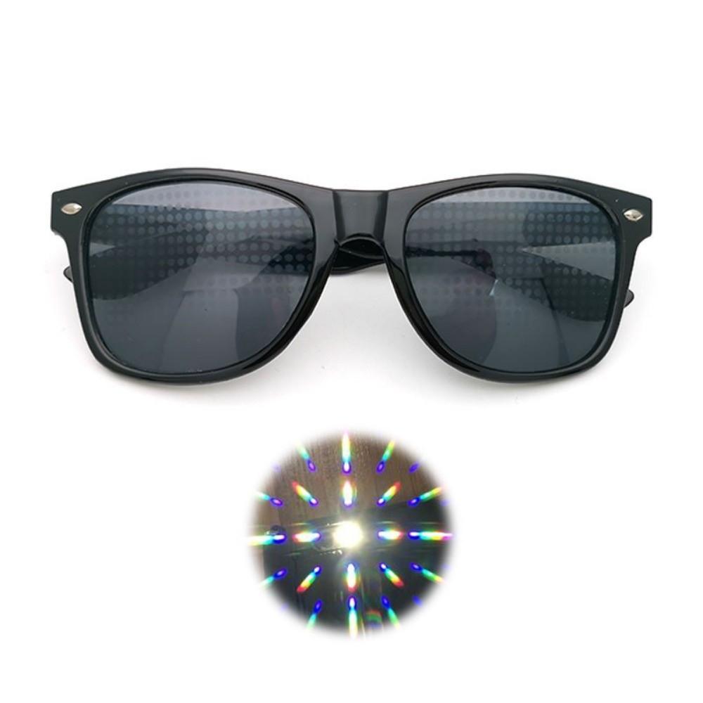 Unique Diffraction Glasses Light Refraction 3D Prism Effect Glasses Prism Glasses Concert Gear