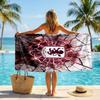 Aston Villa Fußball Strandtuch Weiches Mikrofaser Sommerhandtuch Schnelltrocknendes Saugfähiges Handtuch für Strand Schwimmbad Reisen