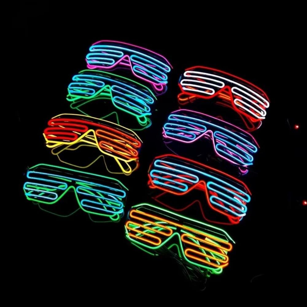 Drahtlose LED Leuchtbrillen Coole Leuchtbrillen Mode Neonbrillen Club-Requisiten