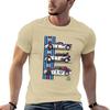 Oversized Black Short-Sleeve T-Shirt Featuring Lancia Martini Rally WRC Legendary Cars Graphic Print for Rally Enthusiasts & Classic Car Lovers