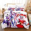 Personalisierbares Spiel Fall Guys Bettwäsche-Set Ultimate Knockout Bettbezug Kissenbezug Erwachsene Junge Mädchen Schlafzimmerdekoration