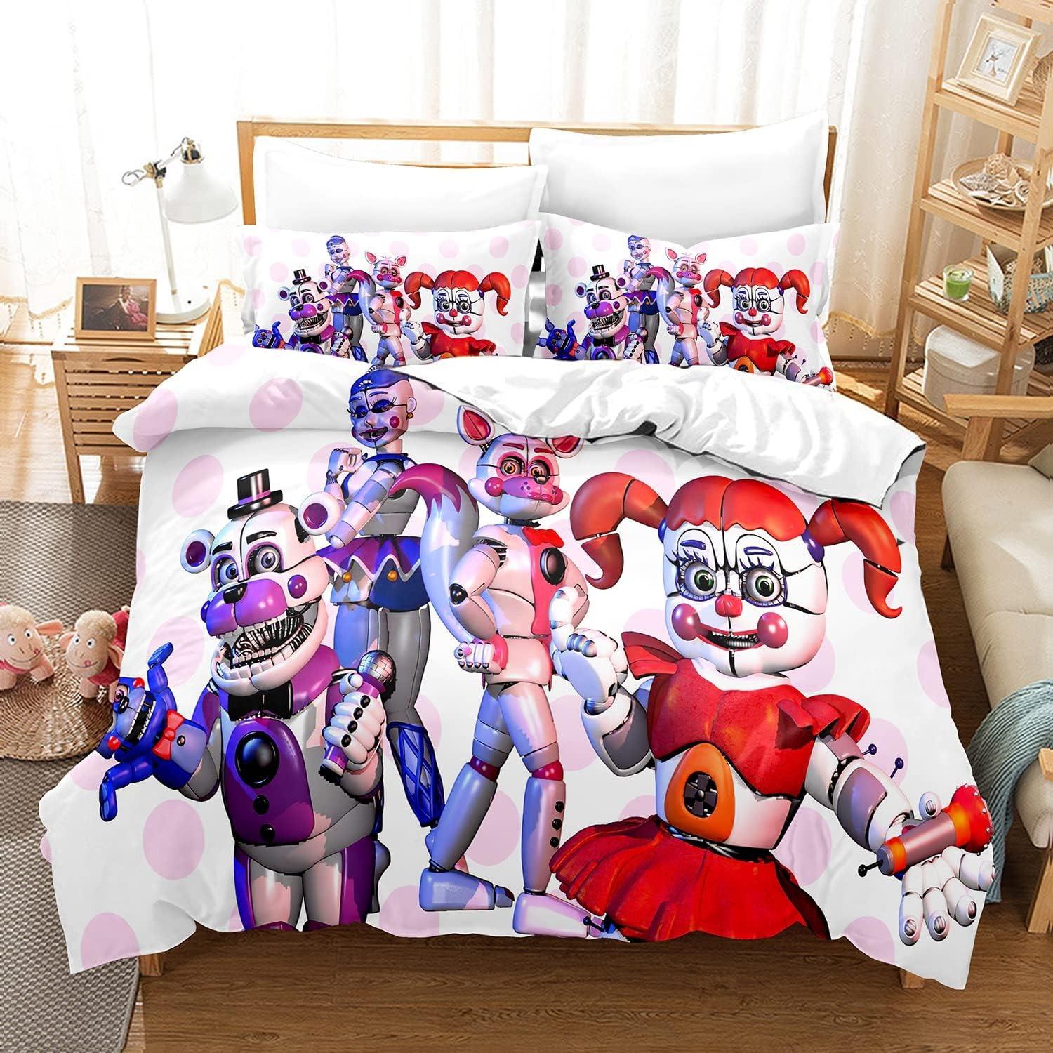 

Comforter Customizable Game Fall Guys Bedding Set Ultimate Knockout Adult Boy Girl Bedroom Decoration Comforter (quilt)-EU Single(135*200cm)3pcs