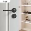 GUTE Matte Black Silent Interior Door Lock