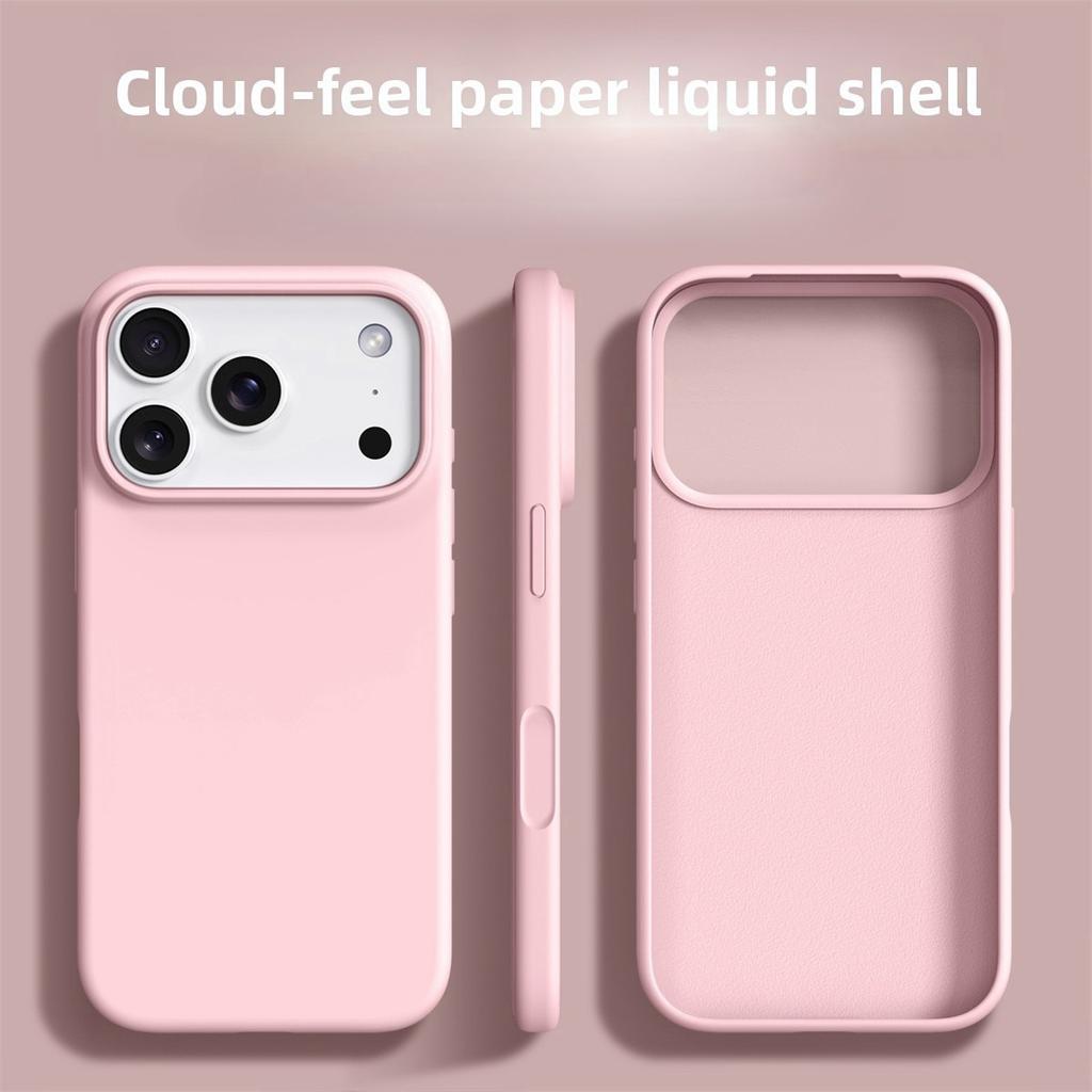 Liquid Silicone Phone Case For iPhone 17 Pro Max Air 15 14  Plus 13 12 11 16 Pro Silky Feel Shockproof Protector Soft Back Cover