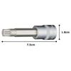 TONE Triple Square Bit Socket M10 3TS-10, 9.5mm (3/8") Drive,