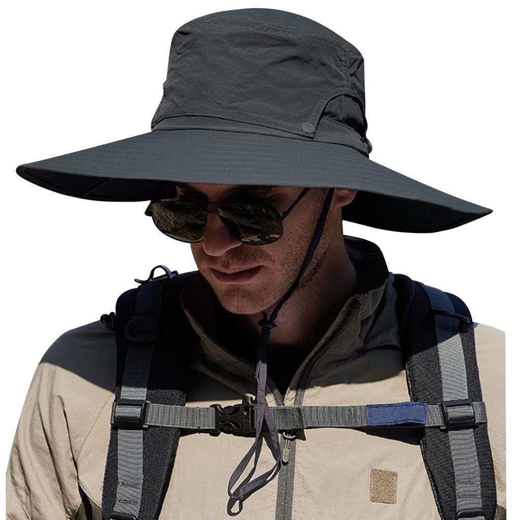 Clape Sun UV Safari Wide UV with Adjustable Chin Breathable Perfect for and Outdoor and Hiking Hat, Protection, Hat, Brim, Protection, Strap, Mesh,