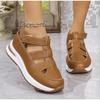 2025 New White Black Closed Toe Women's Sandals Rome Casual Sandals Women Hollow Platform Wedges Plus Size 43 Sneakers