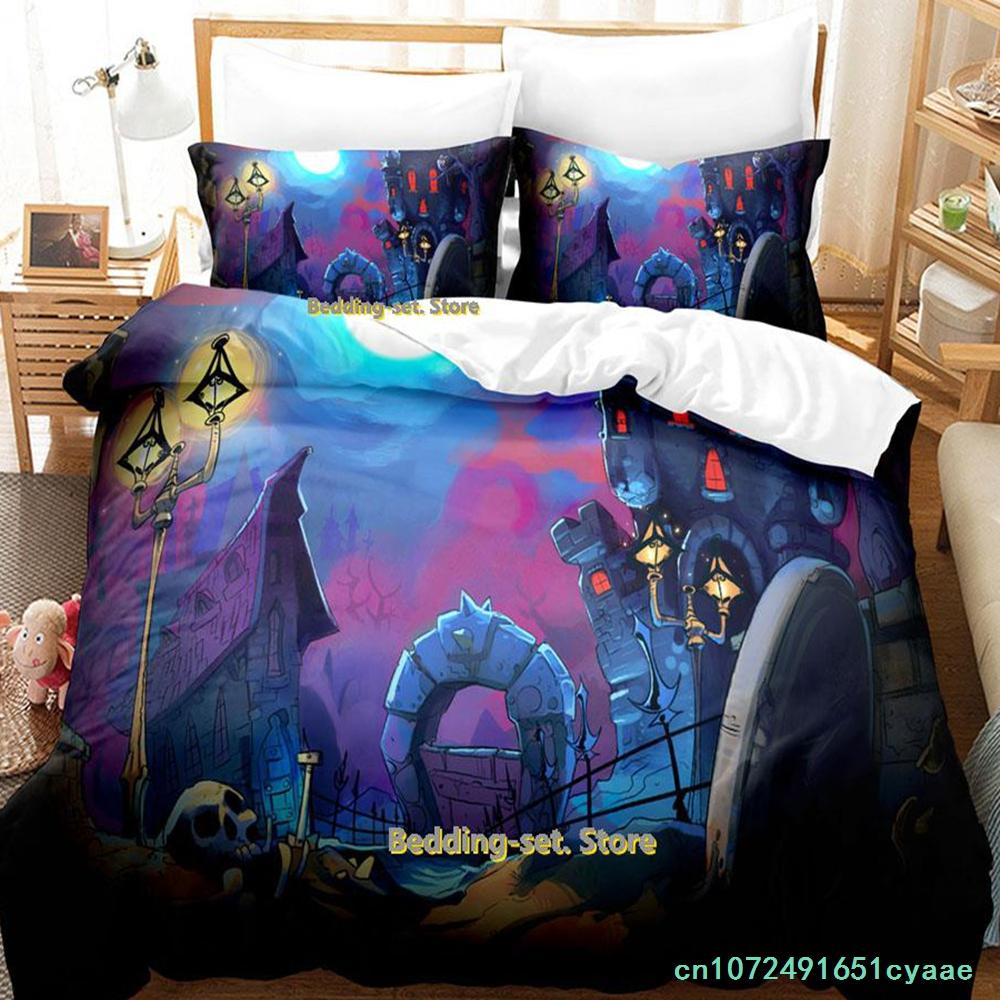 New Kingdom Rush Bedding Set Single Twin Full Queen King Size Bed Set Adult Kid Bedroom Duvetcover Sets Anime Parure De Lit Bed