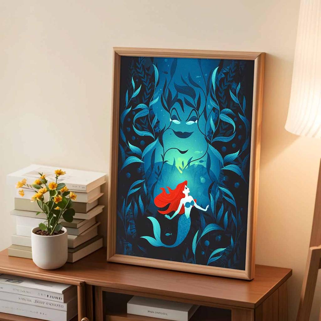 Full Round Diamond Painting Mermaids and Witches Art Rhinestone Picture Mosaic DIY 5D Cross Stitch Embroidery Home Decoration