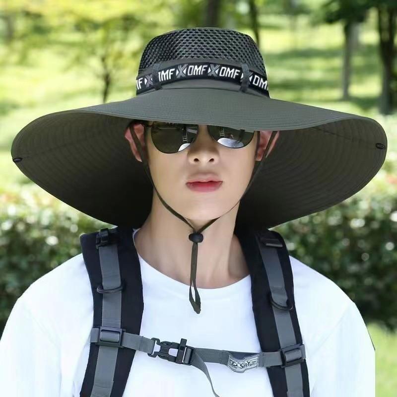 Herren Sommer Outdoor Fischerhut Mit Breiter Krempe Sonnenschutz Zum Wandern Und Angeln