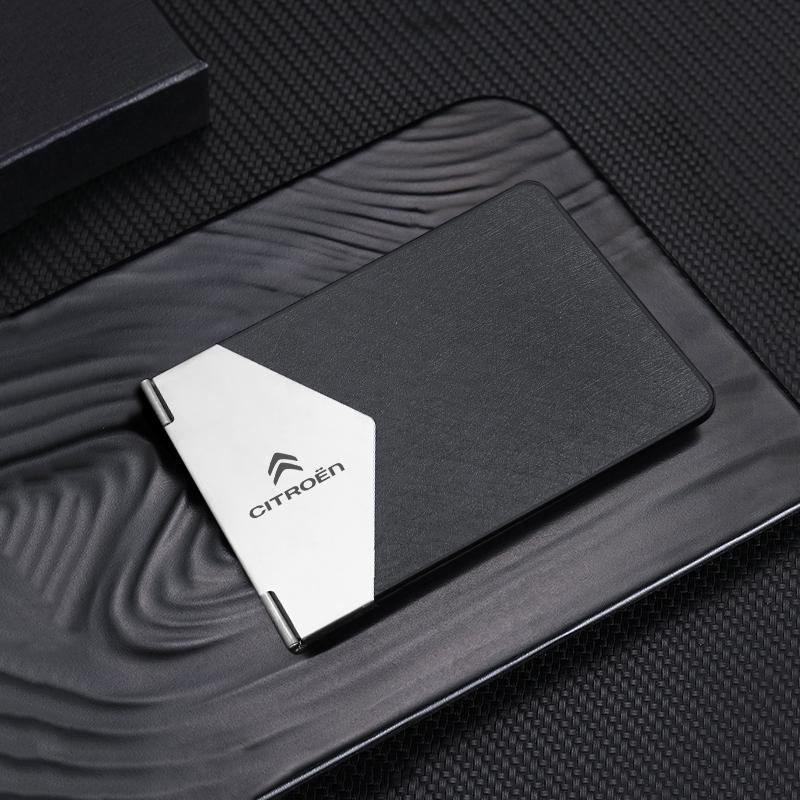 Car Metal Auto Driver License Cover Credit Card Holder For Citroen VTS DS3 DS4 DS5 RD3 Cross Berlingo Xsara Cactus Saxo Jumpy C8 ajy256